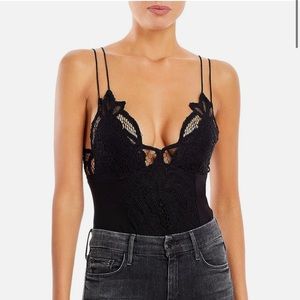 NWOT Free People Adella Lace Bodysuit